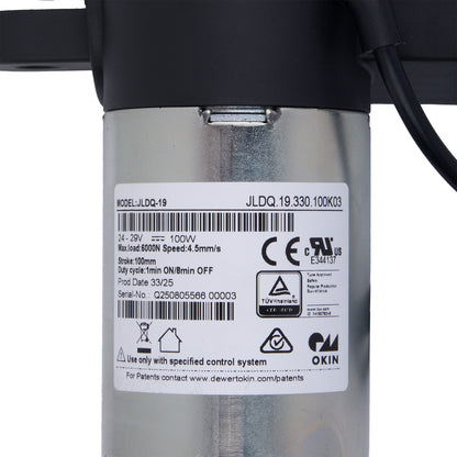 OKIN JLDQ.19.330.100K03 Linear Actuator for Recliner/Lift Chair