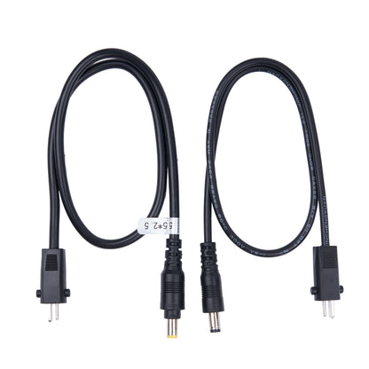 2-Pin to Barrel Plug Power Adapter Cable for Recliners and Lift Chairs, 50cm (5.5x2.1mm or 5.5x2.5mm)