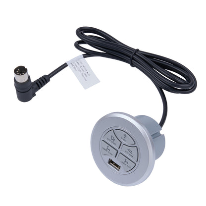eMoMo K20L(S)-1 5-Button Switch with USB & 90° 5-Pin Plug 