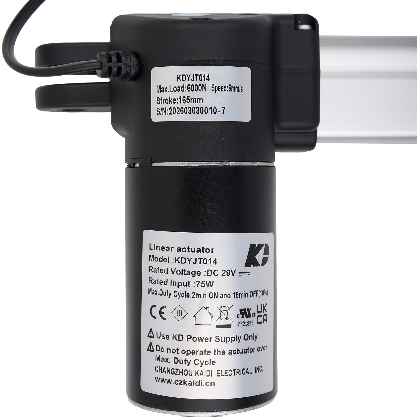 Linear Actuator Replaces LMD6208C1, LMD6208, LMD6208C-M, LMD6208C-U, LMD6208MCU