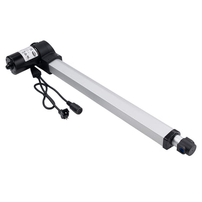 Motorized slider with cable on a white background