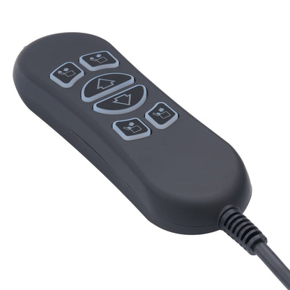 6-Button Remote Controller with 90° 8-Pin Plug & USB for Lift Recliner – Compatible with MCombo