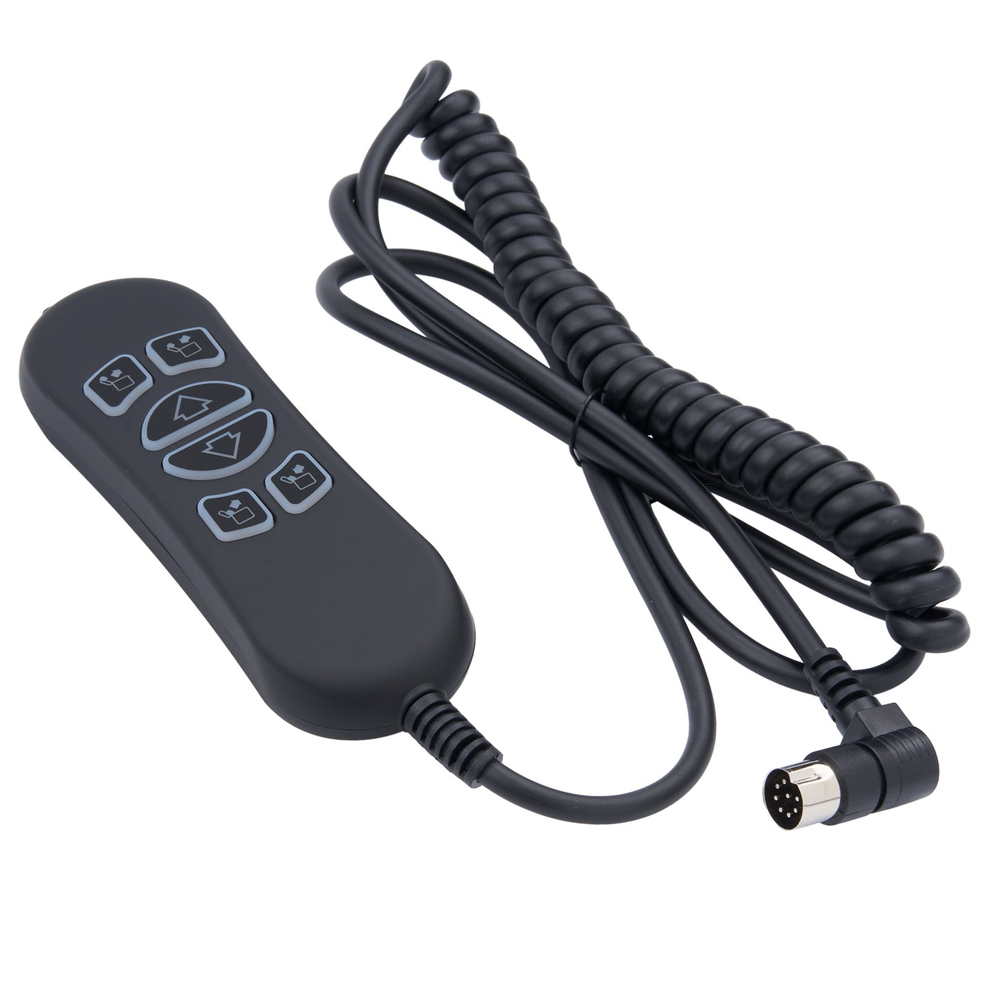 6-Button Remote Controller with 90° 8-Pin Plug & USB for Lift Recliner – Compatible with MCombo