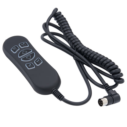 6-Button Remote Controller with 90° 8-Pin Plug & USB for Lift Recliner – Compatible with MCombo