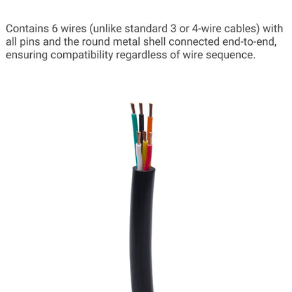 Extension Cord for Recliner Remote Controller 5 Pin Male to Female