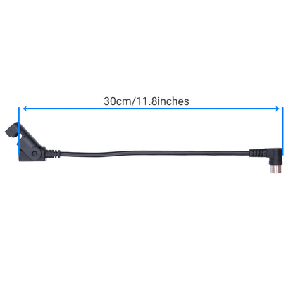 Right-Angle 7-Pin Plug Adapter for Power Recliner Lift Chair (7 Pin Female to 90° 7 Pin Male) - 30cm