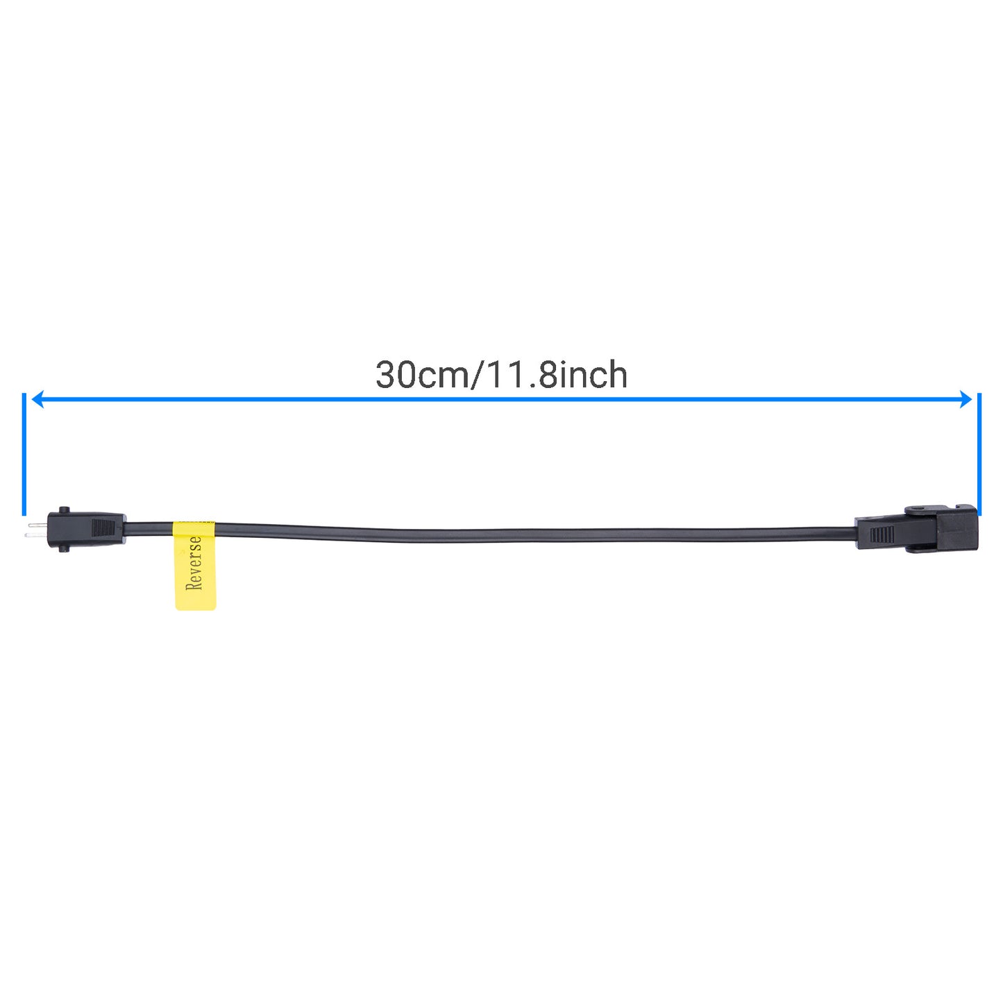 30cm Recliner Polarity Reverse Adapter Cable (2-Pin Male to Female)