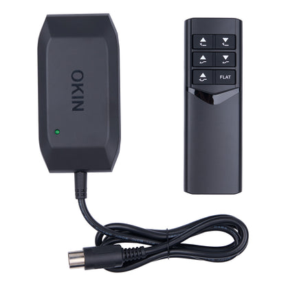 OKIN RF075D RF Lite Wireless Remote Controller + Receiver Control Box Kit for Adjustable Bed