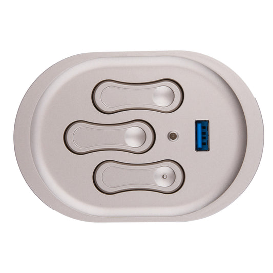 KDH241-002 6-Button Switch for Power Recliner or Lift Chair with 3 Plugs & USB
