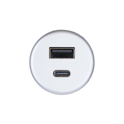 OKIN PO.13.02.01 Round USB Charger panel