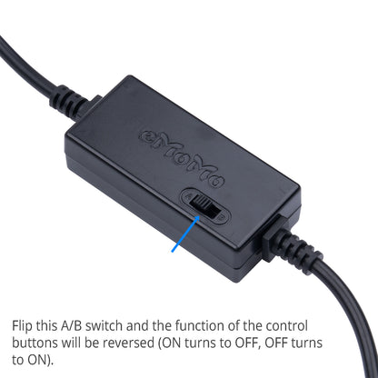 eMoMo RemoP10LR 2-Button 5 Pin Switch for Power Recliner or Lift Chair with USB