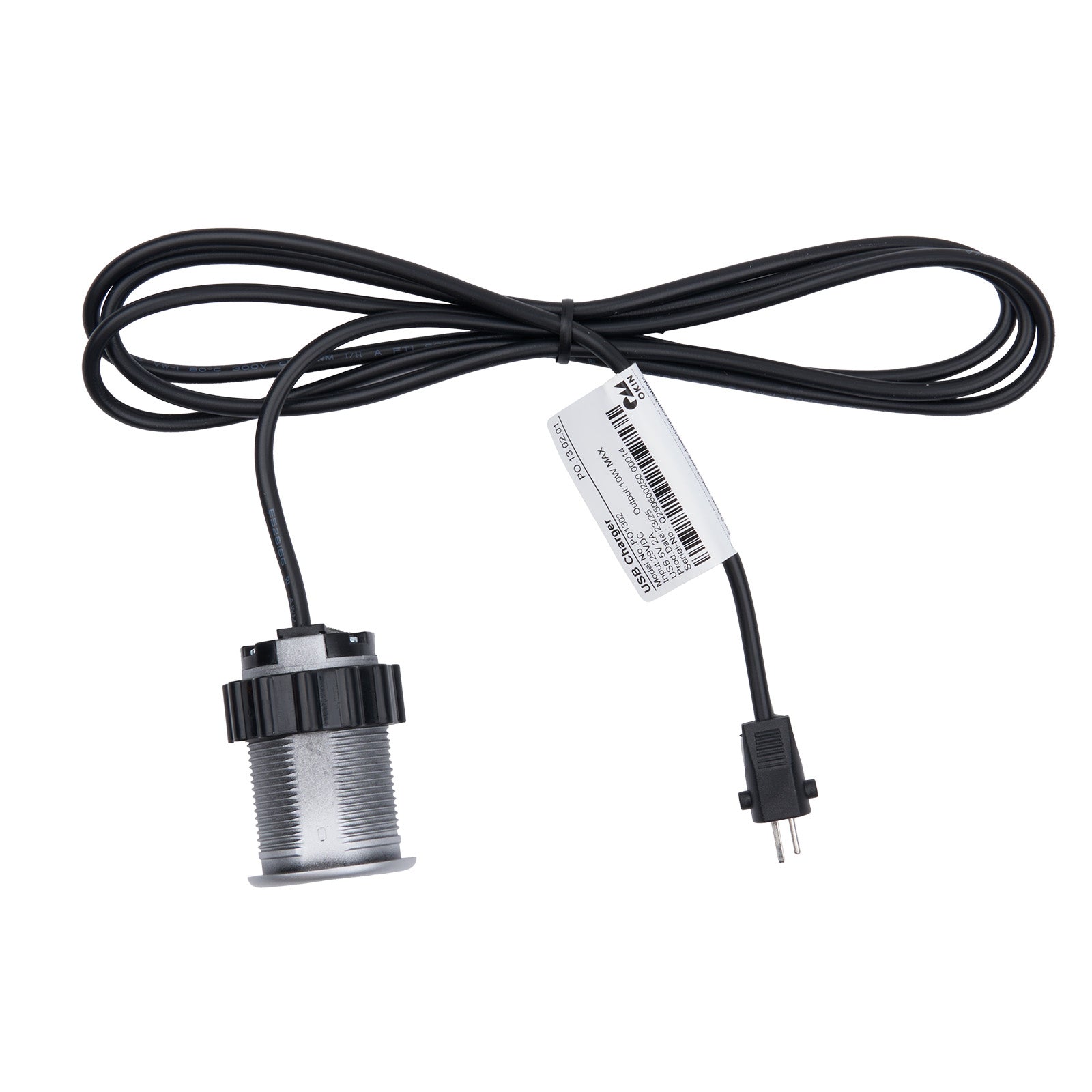 OKIN PO.13.02.01 Round USB Charger Cabel