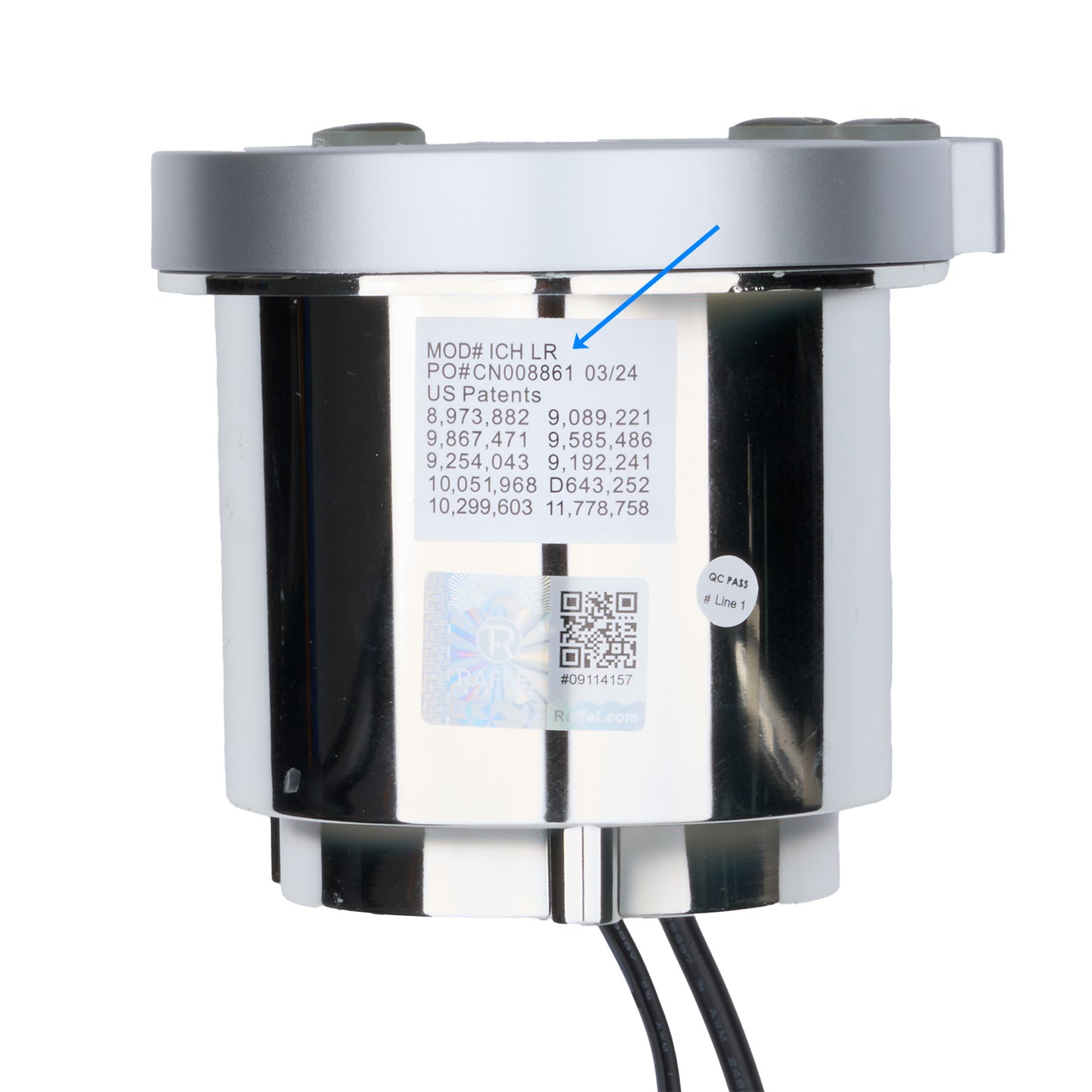 Tag of Raffel ICH LR cup holder controller 