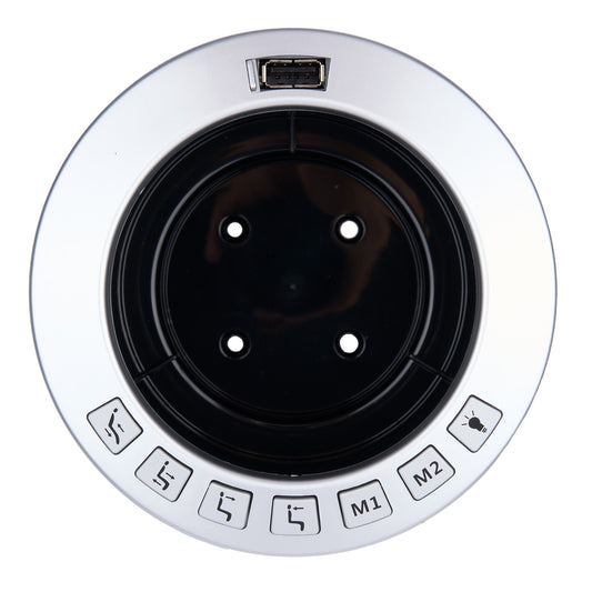 Raffel CHB R2ULSL 04 Cup Holder Controller 7 Button 10 Pin Plug with USB & 4 Plugs Wire Harness