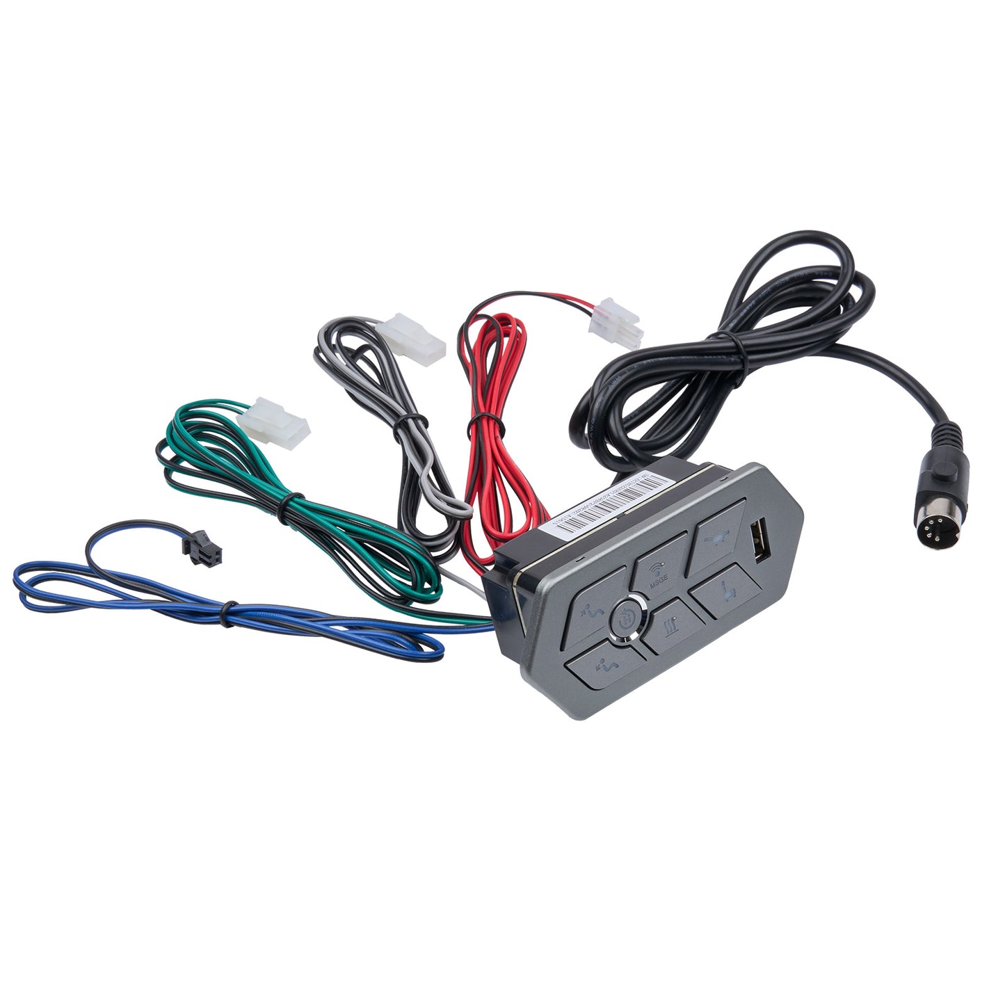 eMoMo TRG22HRRLA 7-Button Control Switch with USB and 5 Plugs