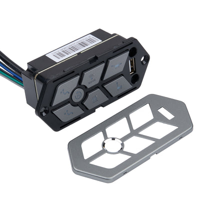 eMoMo TRG22HRRLA 7-Button Control Switch with USB and 5 Plugs