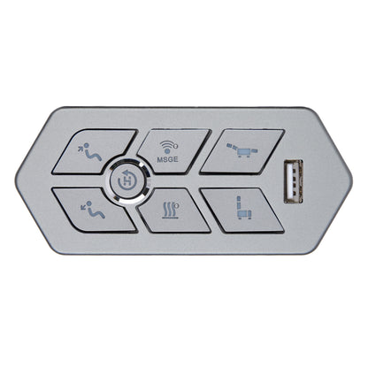 eMoMo TRG22HRRLA 7-Button Control Switch with USB and 5 Plugs