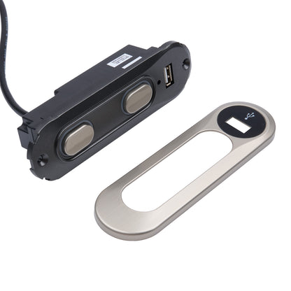 KDH127F-003 2 Button 5 Pin Switch for Power Recliner or Lift Chair with USB Charging Port