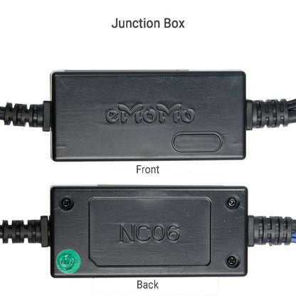 eMoMo K202CL 5 Button Switch with USB & 3 Plugs