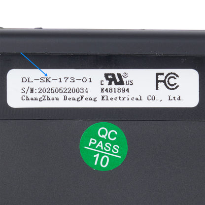 DL-SK-173-01 Six Button Switch for Recliner with Type C & Type A Charging Ports 31496