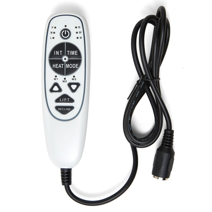 DN-34A 9 Button Recliner Remote Controller for Heat Vibration and Up/Down