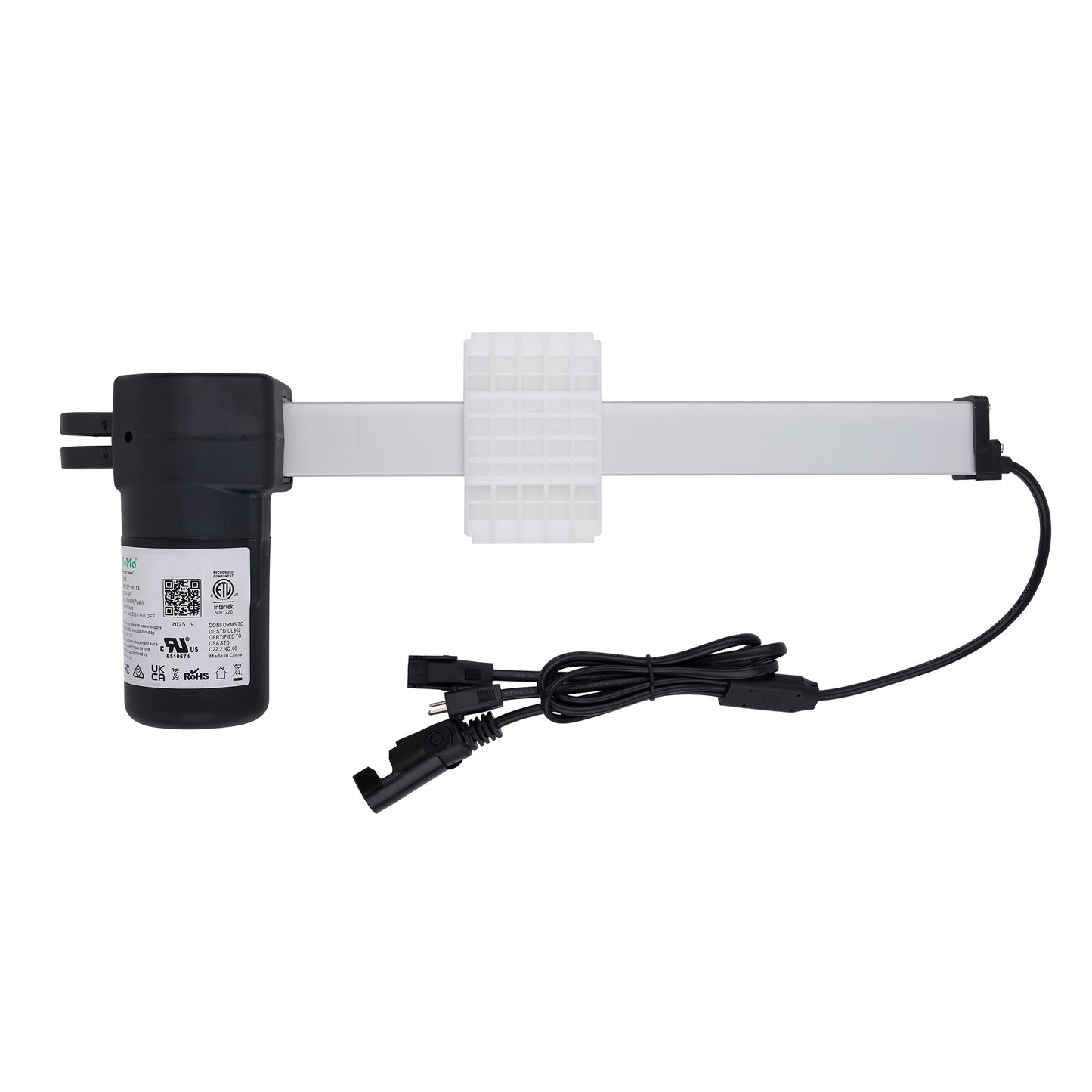 Submersible pump with cable on a white background