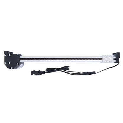 Aquarium light bar with power cord on a white background