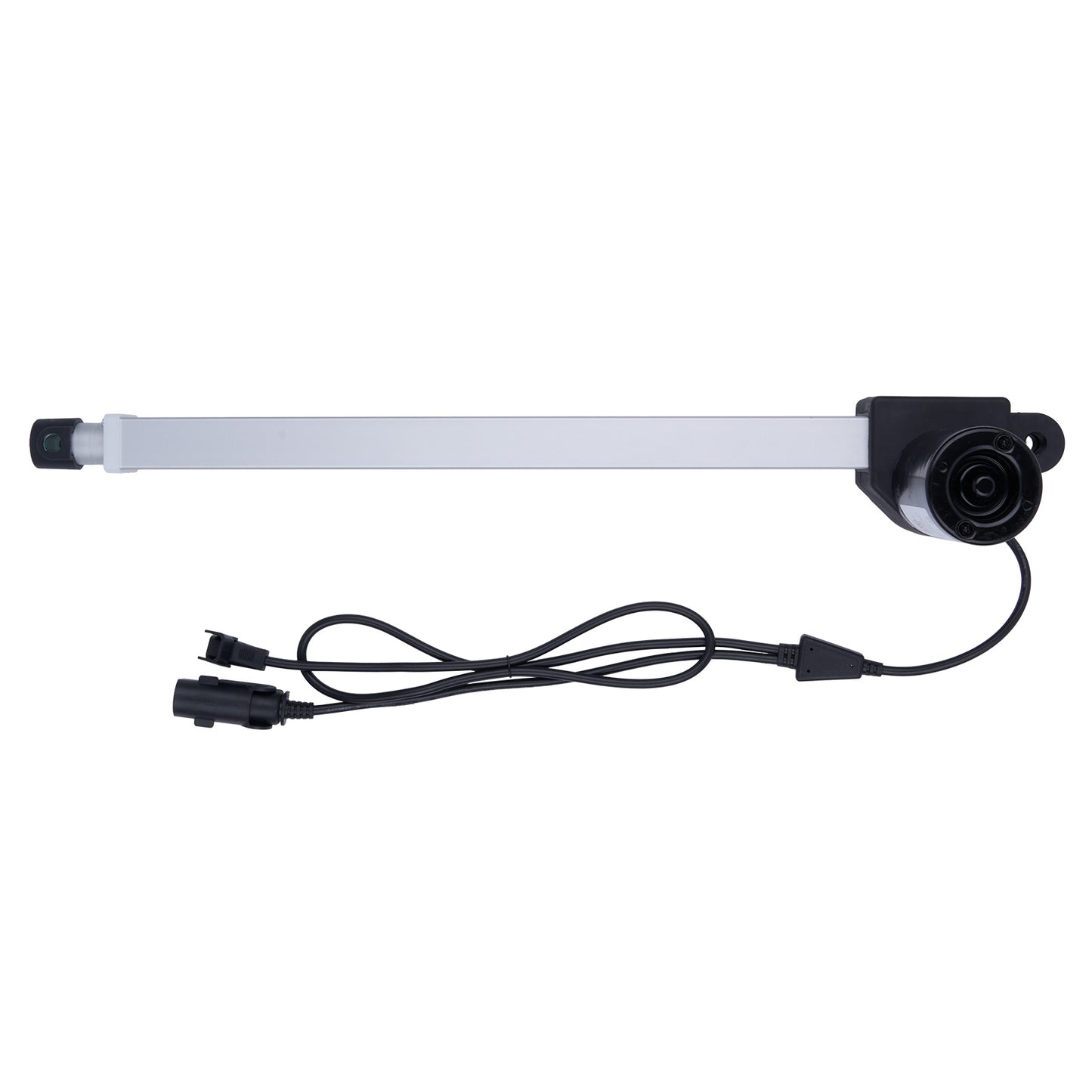 Light bar with fan and wiring on a white background