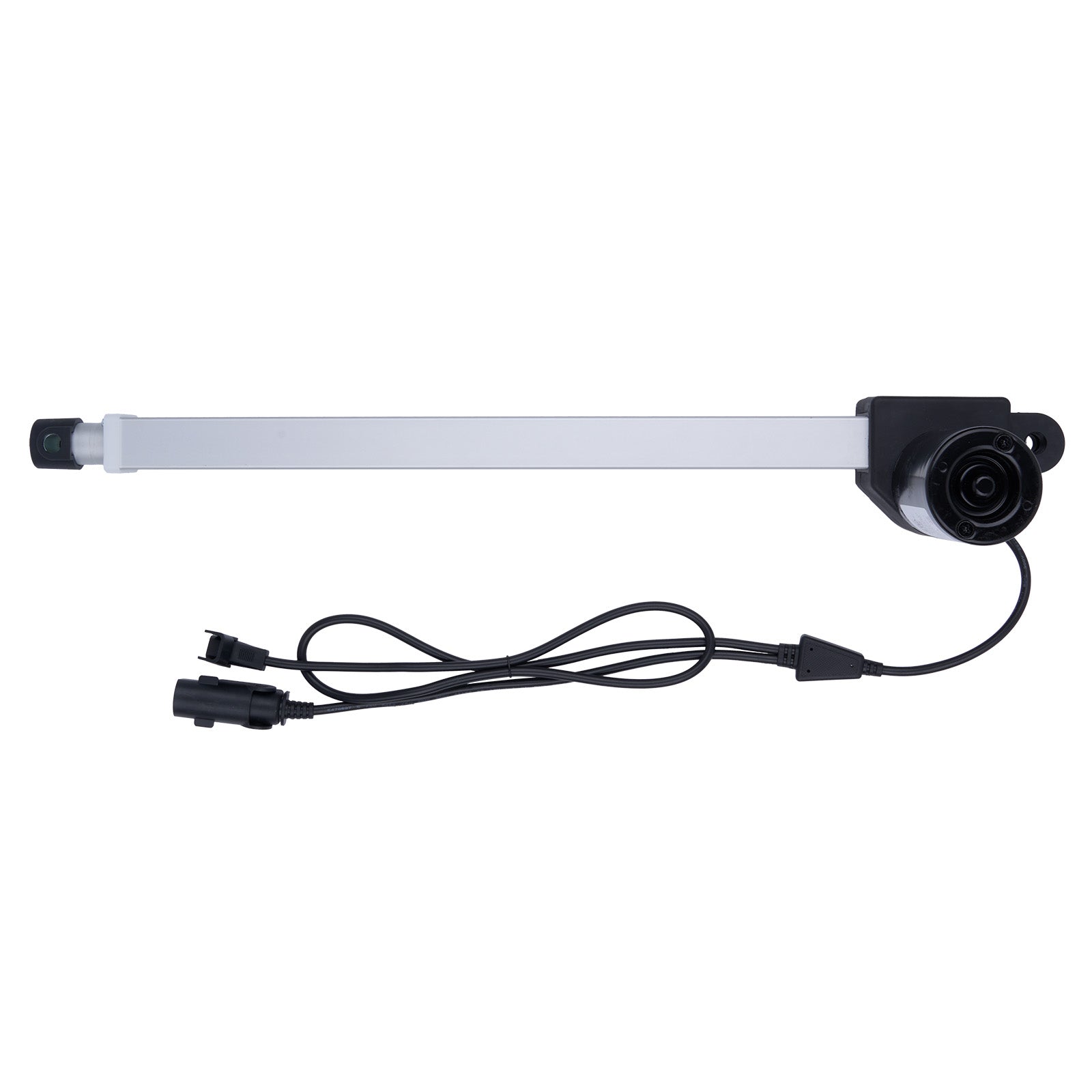 Light bar with fan and wiring on a white background