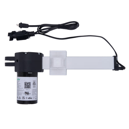 Electrical component with power cord on a white background