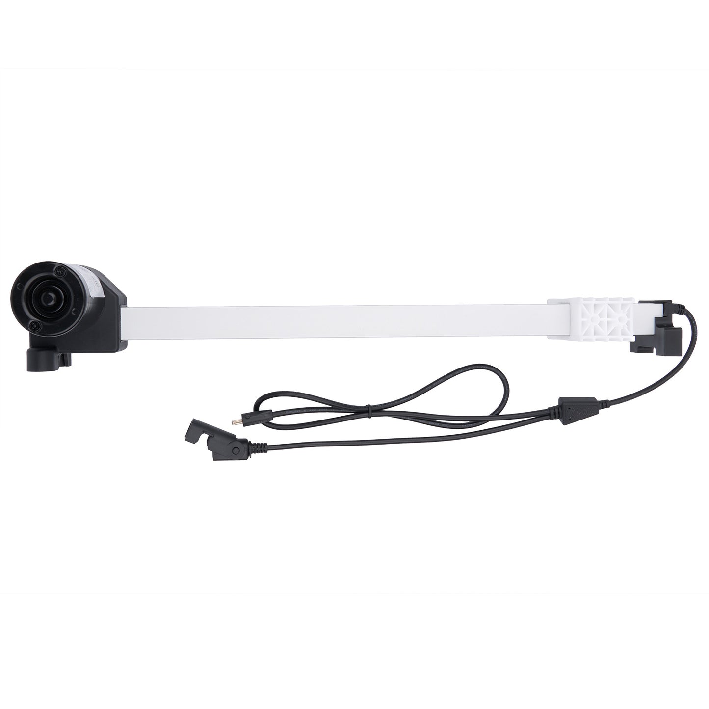 Light bar with connectors on a white background