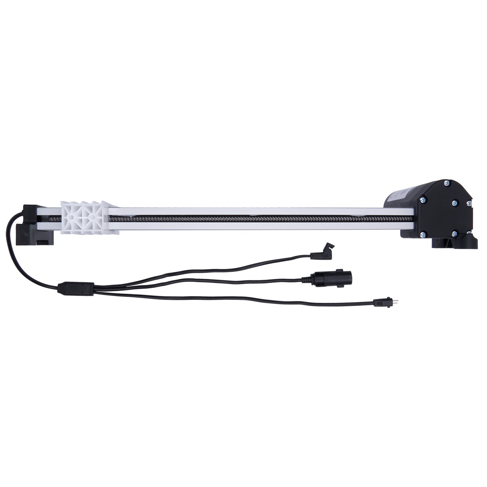 Aquarium light bar with connectors on a white background