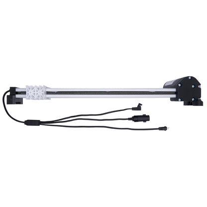 Aquarium light bar with connectors on a white background