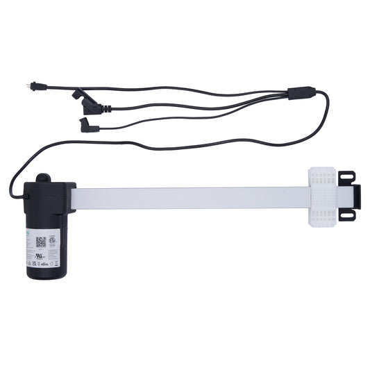 Mechanical arm with connectors on a white background