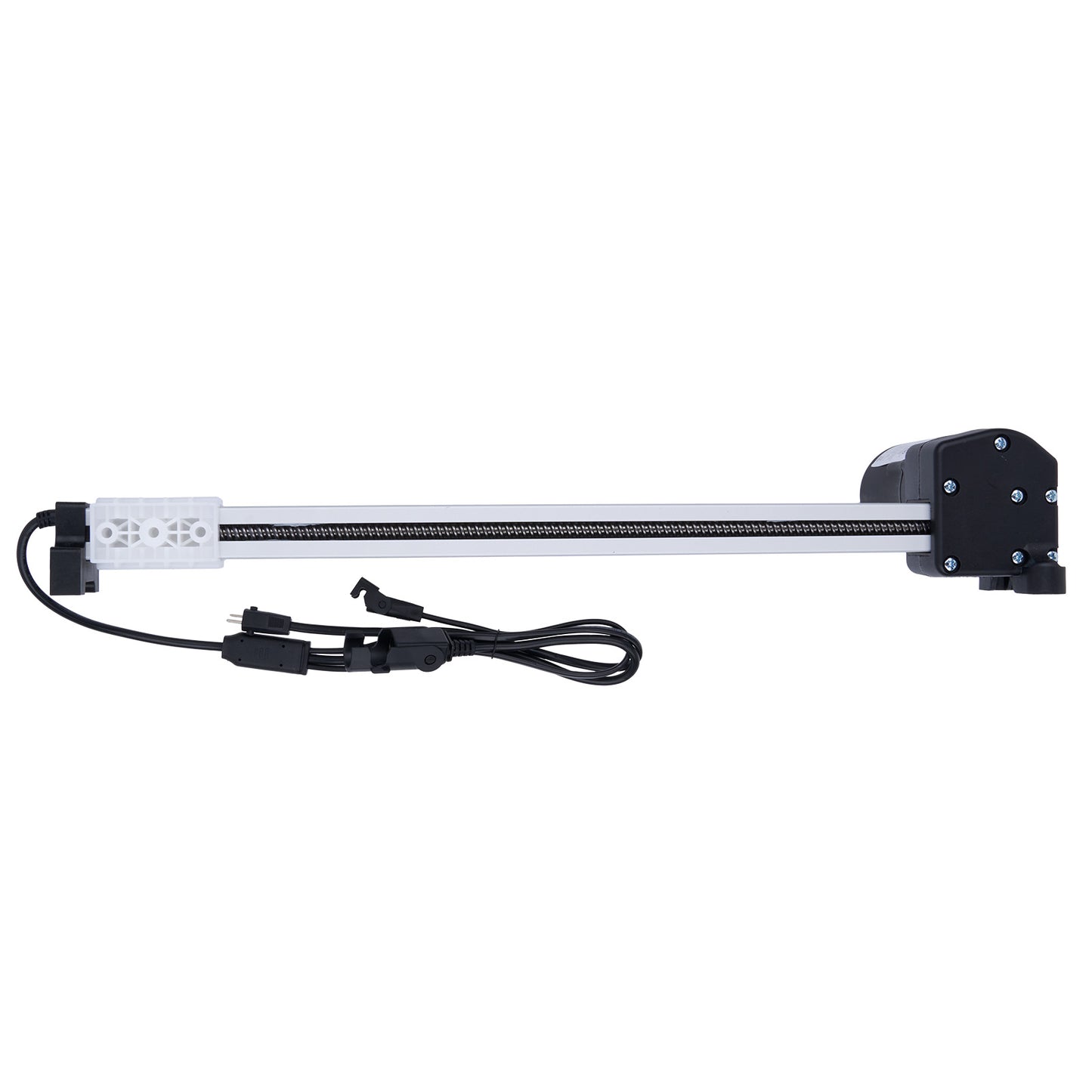 Aquarium light bar with power cord on a white background