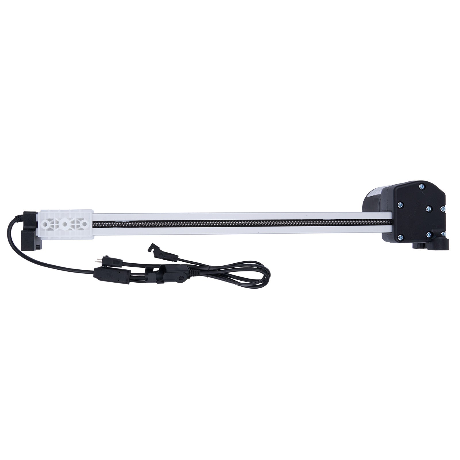 Aquarium light bar with power cord on a white background