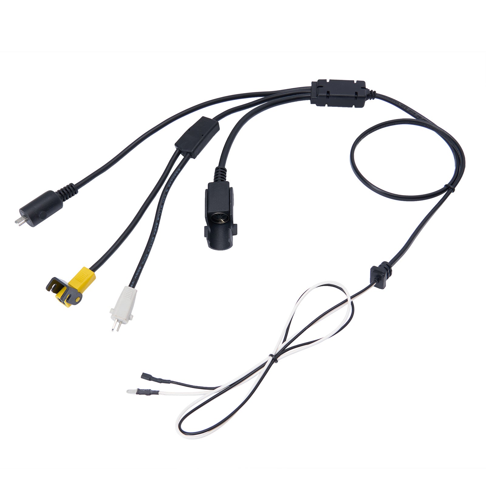 A black replacement wire harness with multiple connectors and cables for a linear actuator.