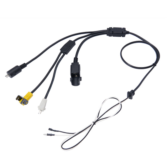 A black replacement wire harness with multiple connectors and cables for a linear actuator.