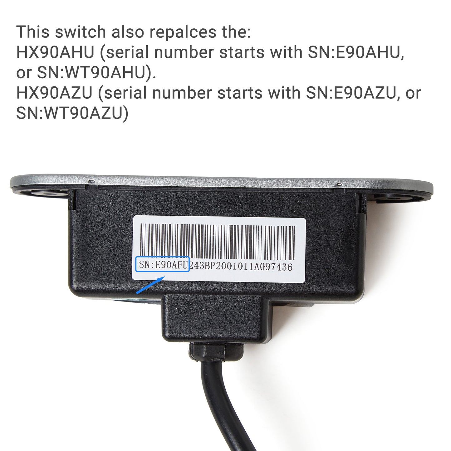 eMoMo HX90AFU Recliner Switch 2 Button 5 Pin with USB port