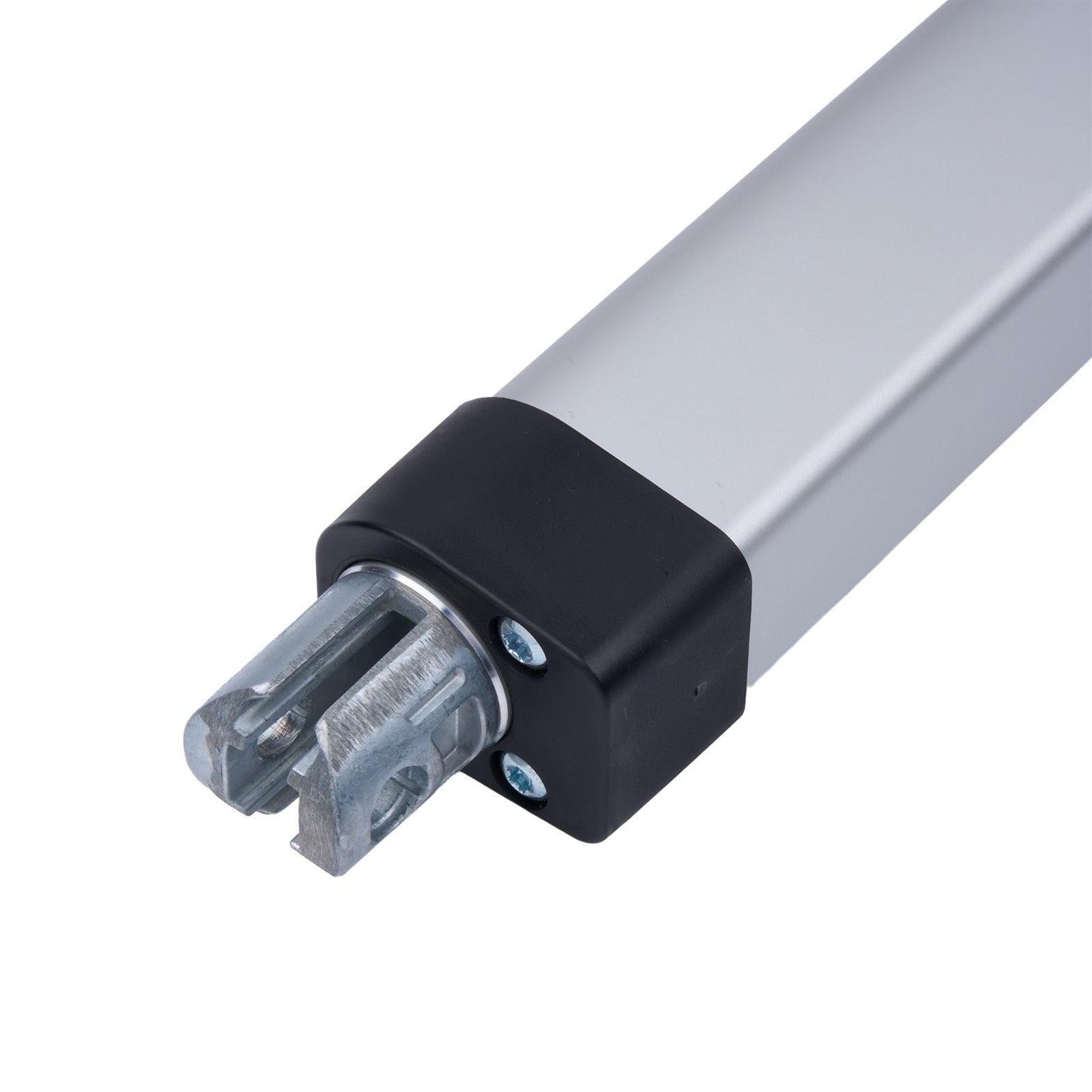 Close-up of a mechanical component with a white background