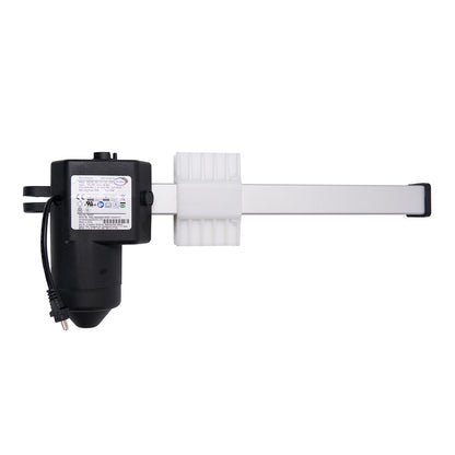 Black and white mechanical device on a white background