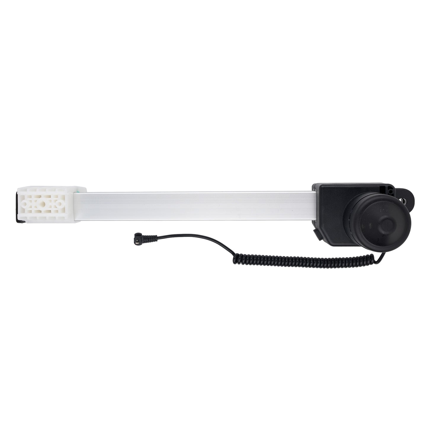 Light bar with microphone and cable on a white background
