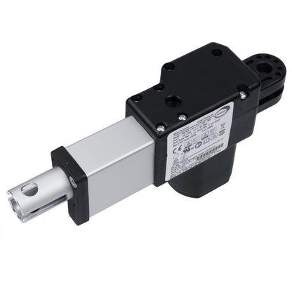 Mechanical component with black and silver design on a white background