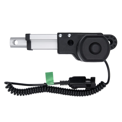 Car alarm system with coiled cable on a white background
