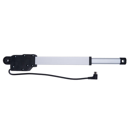 Linear actuator on a white background