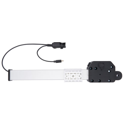Mechanical component with a cable on a white background