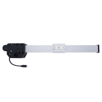 Light bar with black end cap and USB cable on a white background