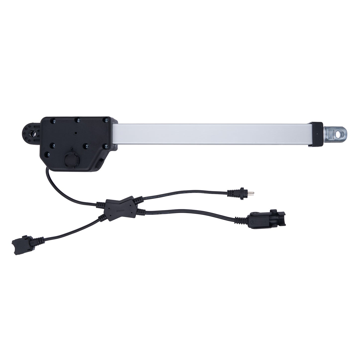 Light bar with connectors on a white background