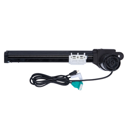 Mechanical component with a cable on a white background