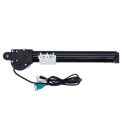 Mechanical linear actuator with cable on a white background